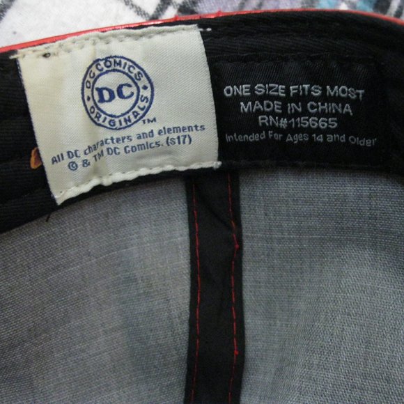 DC Comics shiny red, gold emblem Wonder Women cap. One size fits most. - Picture 10 of 10